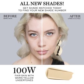 Lancôme Teint Idole Ultra Wear Full Coverage Foundation - Natural Matte Foundation with a Buildable and Lightweight Formula - Enriched with Hyaluronic Acid & Vitamin C - 100W (1 Fl Oz)