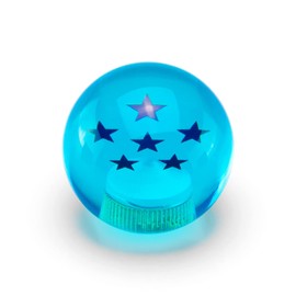 EZAUTO WRAP Blue 6 Star Universal Dragon Shifter Knob Ball 54mm Z with Adapters Will Fit Most Cars
