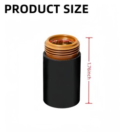 220854 Plasma Cutter Retaining Cap Fit for Hypertherm Powermax 45XP/65/85/105 Plasma Cutting Torch Consumable (3PCS)