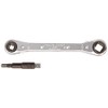 Hand Ratchet, 3/16" to 3/8" Dr, 5-1/2" L