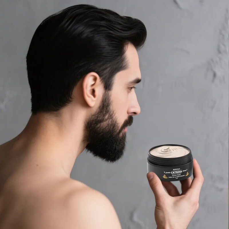 Crema Tratamiento Barba Crecimiento Cabello Barba Mopoyat