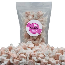 Gourmet Soft and chewy Salt Water Taffy Candies - Individually Wrapped - Bulk bags (Coffee Mocha, 1 Pound (Pack of 1))