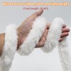Christmas Faux Fur Ribbon Trim, Artificial Furry Stripe Holiday Garland