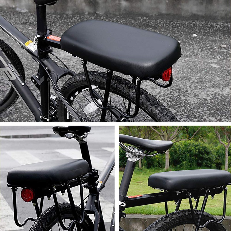Bicycle Back Seat Cycling MTB Mountain Bicycle PU Leather Soft