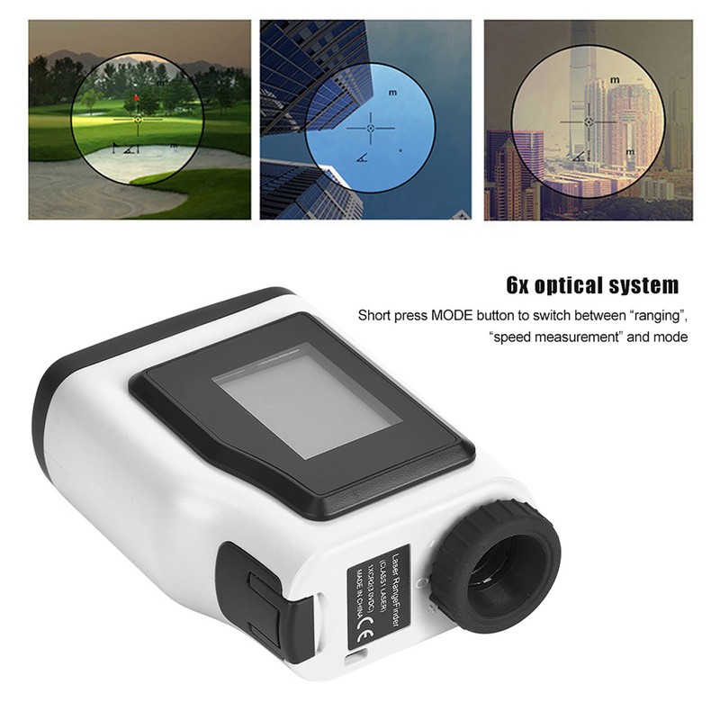 Portable LED HD Screen Golf Laser Range Finder 6X Magnification