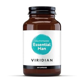 Viridian - Essential Man Multivitamin | 60 Veg Caps | Bioavailable Nutrients & Botanical Extracts | Energy & Vitality | Mental Performance | Nutritionist Formulated