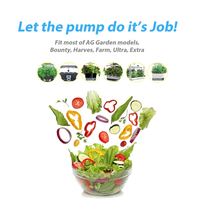 Aerogarden Replacement Pump Compatible with Harvest Bounty Farm Extra Ultra