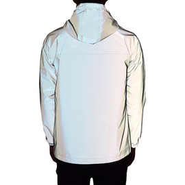 TR Women's Fully Reflective Jacket Cycling Jacket (Asian 2XL=US XL, Grey)