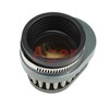 Ager Oval Power Filter Short Gun Metal x Stainless Steel