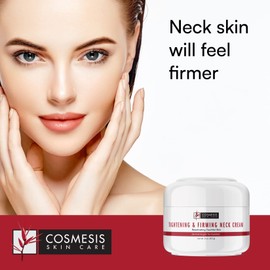 Cosmesis Tightening & Firming Neck Cream - Hydrates & defends neck skin, inhibits elastin breakdown & stimulates collagen synthesis, 2 oz.