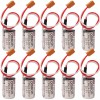 Unbranded 10-Pack ER3V battery with Plug for CPM2A-BAT01 OMRON Programming