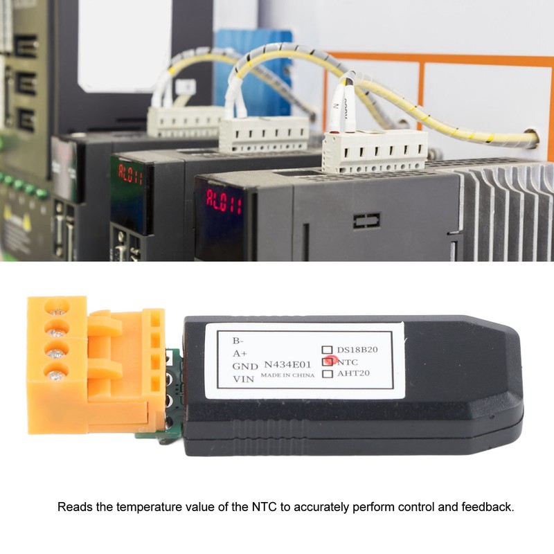 Built in NTC Temperature Sensor PLC RTU RS485 Temperature Collector