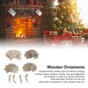 Wooden Pendants Unique Hand Made DIY Artworks Handicrafts Wood Chips
