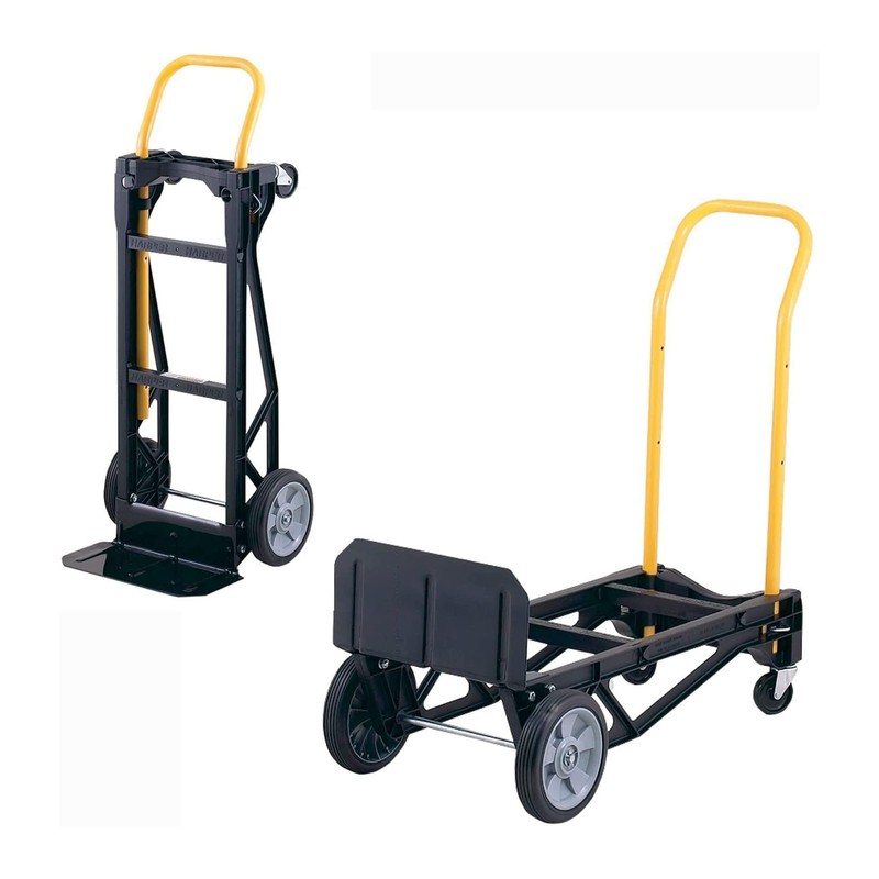 Harper Trucks Convertible Nylon Hand Truck w/ Stair Glides, 300lb