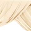 JSJSYO Champagne 5.4 Yards 59" Wide Sheer Chiffon Fabric by