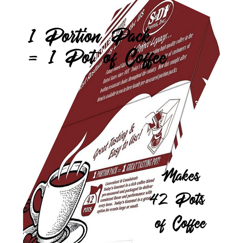 S&D Coffee Inc. 42 Packages for 42 Pots of Great