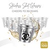 Cheer to 30 Shot Glasses, 30th Birthday Party Favors, 30th