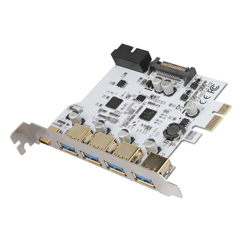 PCI-E to USB3.0 4 port Type C Adapter Expansion Card