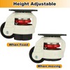 Acrux7 Leveling Casters Set of 4 Heavy Duty 2200 Lbs