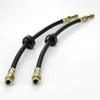LST 2x Front Brake Hose Set + Retaining Clip I