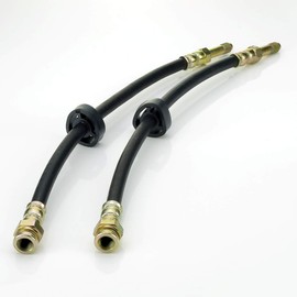 LST 2x Front Brake Hose Set + Retaining Clip I 6U II 9U 365 mm