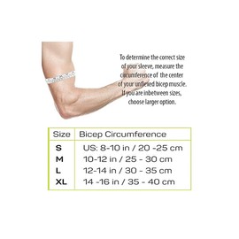 OS1st AS6 Performance Arm Sleeve (Two Sleeves) Supports The Elbow and arm, Reduces Muscle Fatigue and Protects from Sun Damage and Inclement Weather