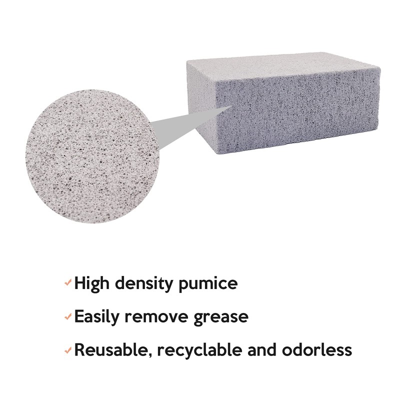 Grill Griddle Cleaning Brick Block ValueHall 4 Pack Odorless Grilling