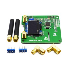 AURSINC MMDVM Duplex Hotspot Module Dual Hat V1.5.2 with 0.96 OLED Display Support P25 DMR YSF NXDN DMR Slot 1 + Slot 2 for Raspberry Pi, Pi Zero (with OLED)