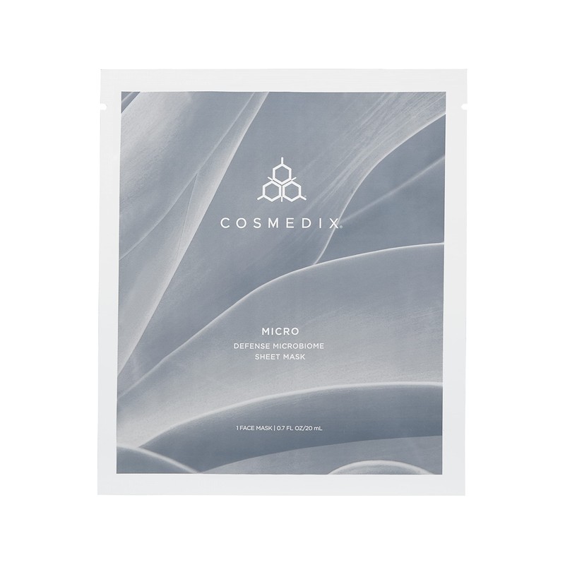 COSMEDIX Micro Defense Microbiome Peel-Off Sheet Mask, Hydrates & Quenches