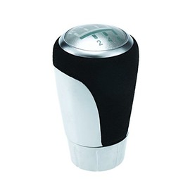 DoLED Gear Knob Performance Design in Black and Silver with 6 Gears as Plug Play Replacement Part for 25110429269