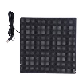 LED Sign Display 64 X 64 Dot Flexible BT Programmable LED Display for Party Carnival Gathering 25 X 25cm