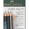 Faber Castell Graphite Aquarelle 5 Grades Pencils with Brush