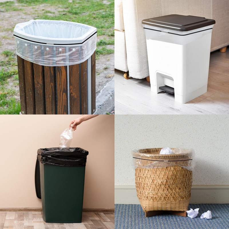 12Pcs Trash Can Bands for 13-30 Gallon Garbage Can 4.7Ft