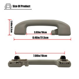 LXROAR01 Roof Pull Grab Handle Compatible with Nissan 2013 to 2023, Assist Grip for 73940-6CA0A with Hook