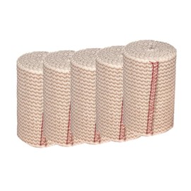 5 Rolls Elastic Bandage Wrap - Compression Bandage with Self Closure and Extra Clips,Latex Free Bandage for Sports,B
