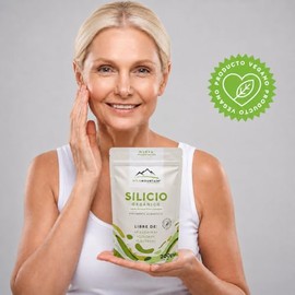 Silicio Orgánico Wildmountain 200 g | 100% Algas Fosilizadas | Fuente Vegetal de Silicio | Producto Vegano | Sin Azúcares, Gluten ni Lácteos