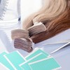 CZNBZIU Pack of 4 Replacement Tapes for Tape-In Hair Extensions,