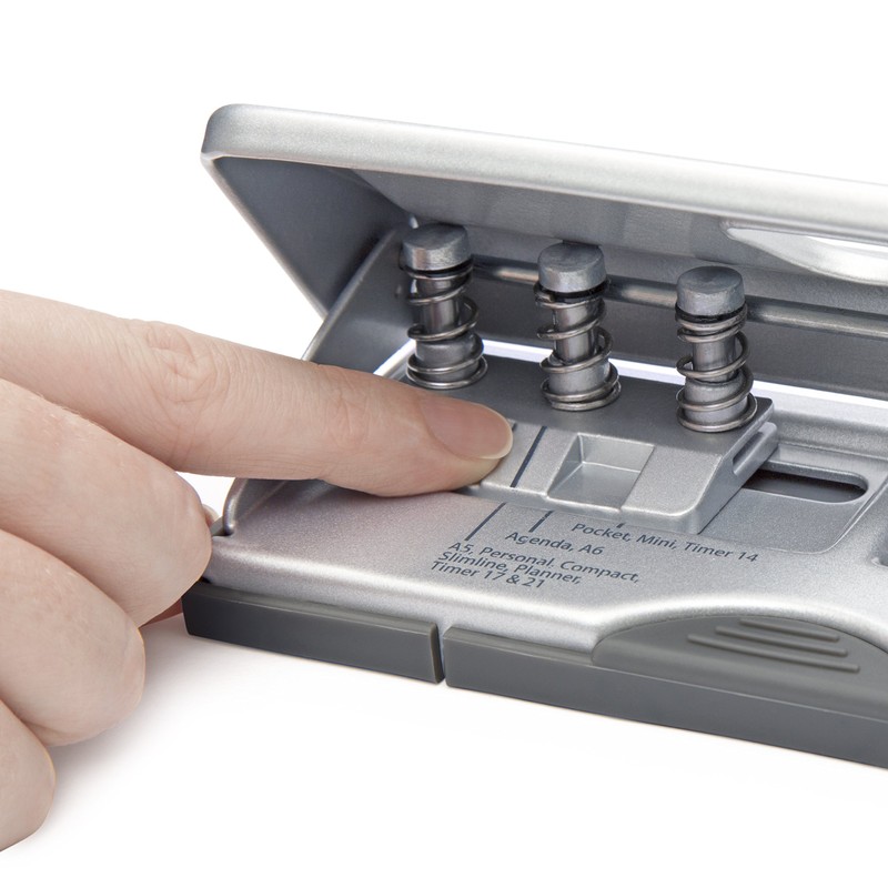 Rapesco Adjustable, 6 Hole Paper Punches (1344)