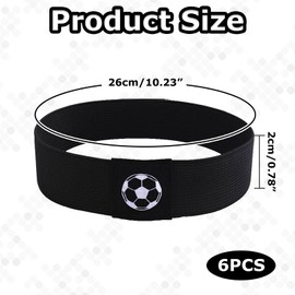 afhgdjr 6 Stück Schnürsenkel Fixierband Kinder,Fussball Zubehör,Fixierband für Fußballschuhe Kinder,Schnürsenkel Fixierband,Schnürsenkel Fußballschuhe,Geeignet für Sportschuhe und Freizeitschuhe