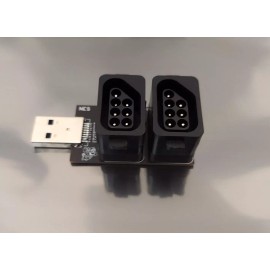 MiSTer FPGA SNAC Board w/ NES, SNES, Atari, and Genesis Controller Adapters