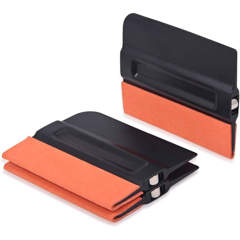 Magnet Squeegee with Micro-Fiber Felt Edge for Car Scraper Decal