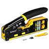 Brileine RJ45 Crimp Tool Pass Through Crimper for RJ45 Connectors