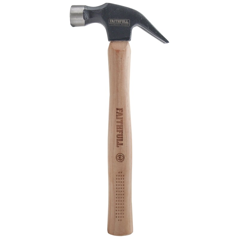 Faithfull Hickory Claw Hammer 20Oz