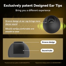 CCZ ZT01 24 PCS/12 Pairs Earbud Tips, KZ ZS10 PRO IEM Eartips, Replacement in Ear Monitor Rubber Tips for ZSN PRO X, EDX PRO, ZAS, KBEAR KS1, KS2, CCZ Melody, DC01 PRO, DC02, MC02,DC03 (Black, Small)