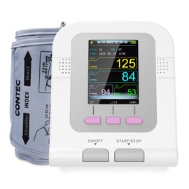 CONTEC08A Fully Automatic Digital Upper Arm Blood Pressure Monitor Adult,Child,Pediatric,Neonotal Cuffs (4 Cuffs)