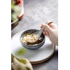 LYEOBOH Ceramic Asian Soup Spoons Set of 6 with Long