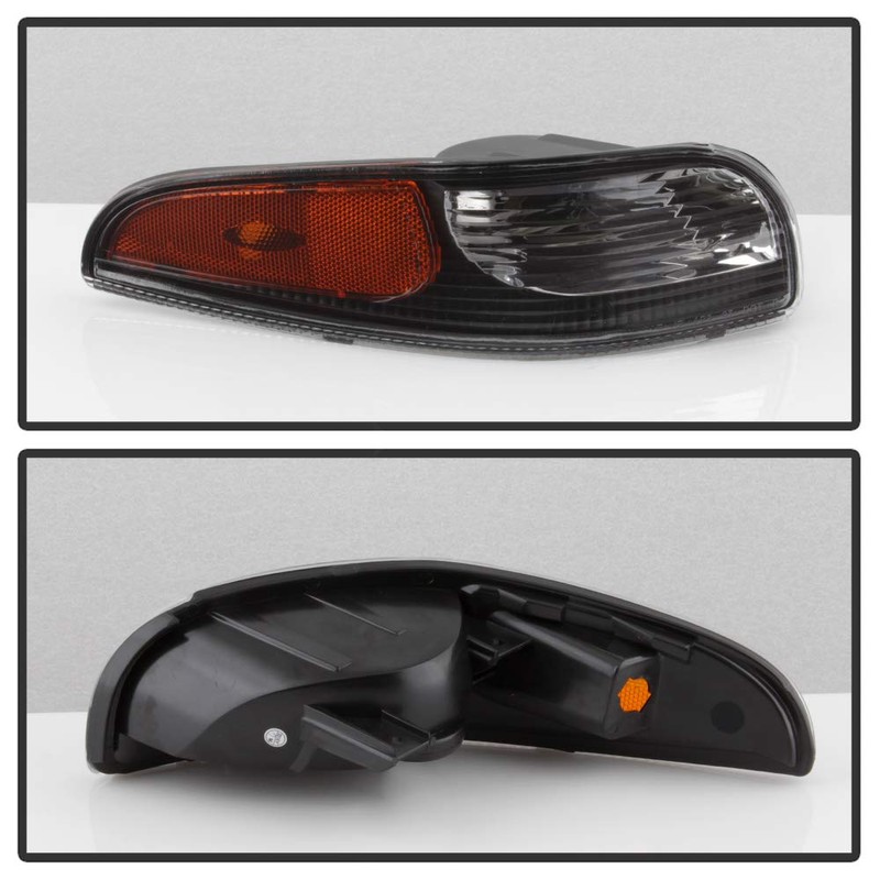 ACANII - For 1997-2004 Chevy Corvette C5 Black Housing Bumper