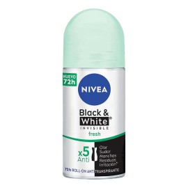 NIVEA Desodorante Black&White Fresh Roll On 50ml