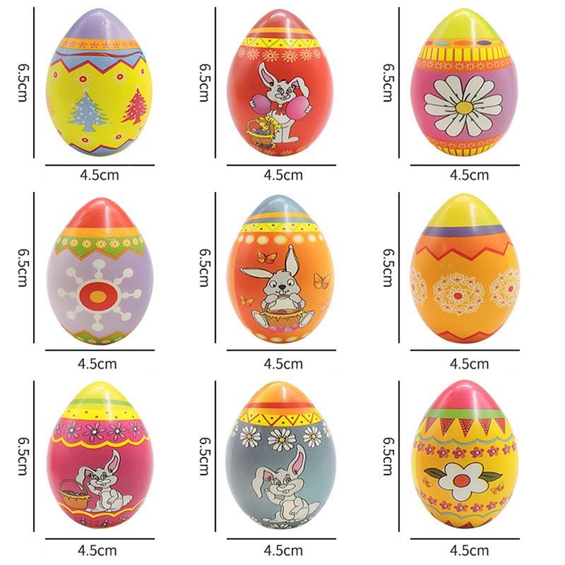 12Pcs Slow Rising Easter Eggs Toy Rebound Eggs Relieve Stress