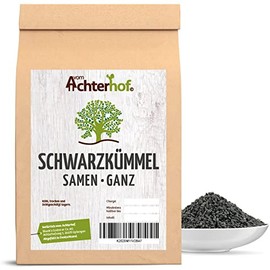 Black Cumin Seeds, 250 g, Peppery, Smoky Taste with Hearty Roasted Aroma, Ideal for Indian, Vegetarian & Vegan Cuisine, from Achterhof
